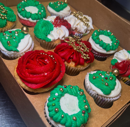 12 Pack Cupcakes (Christmas Pre Order)
